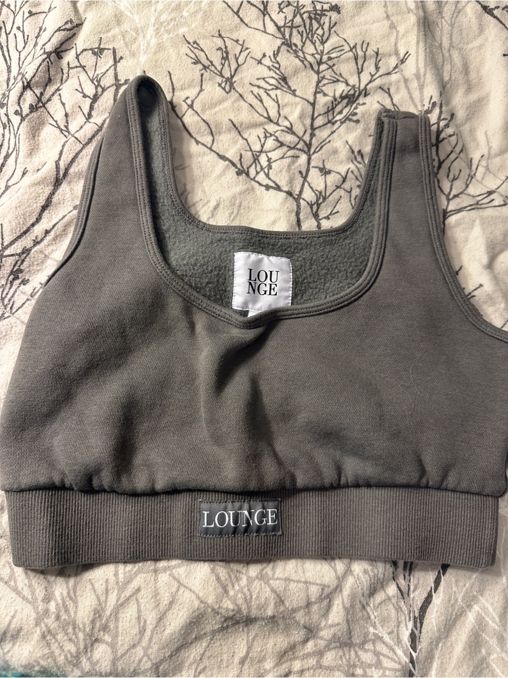 Lounge Gray Bralette - Comfortable Everyday Support